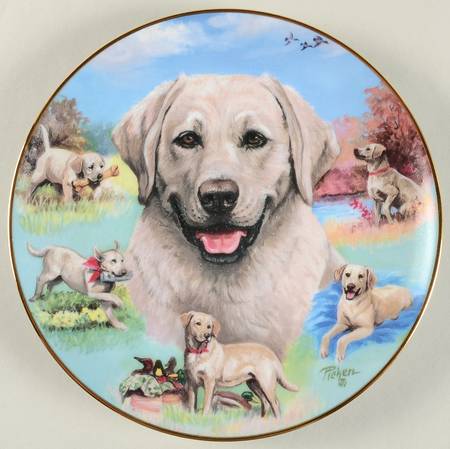 For the Love of Labs by Bradford Exchange