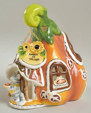 Harvest Candle Houses by Blue Sky