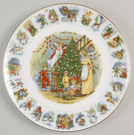 Advent Plates by Collectibles