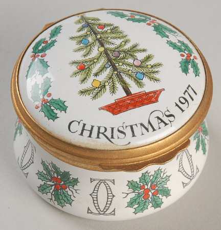 Cartier Enameled Christmas Boxes by Cartier