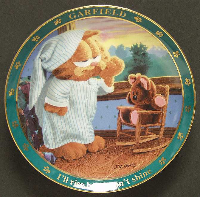 A Day with Garfield by Danbury Mint