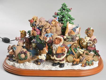 Boyd's Bears Christmas Figurines by Danbury Mint