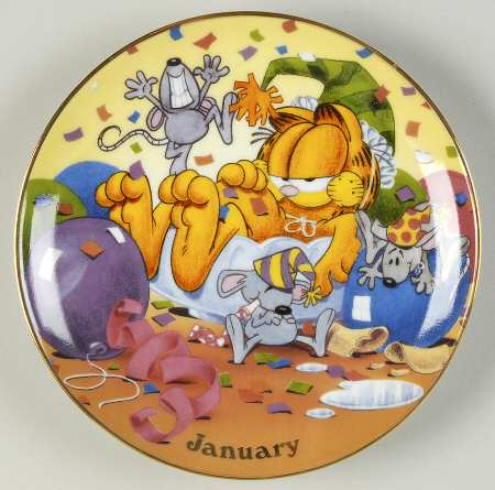 Garfield Perpetual Calendar by Danbury Mint