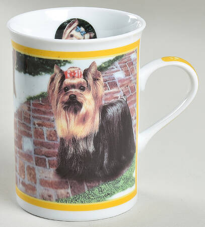 Elegant Yorkies Mug by Danbury Mint