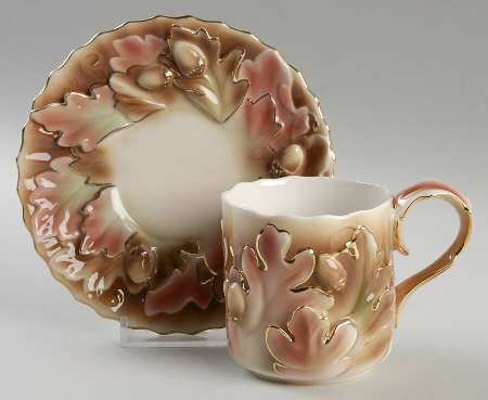 Golden Leaf & Acorn by Franz Collection
