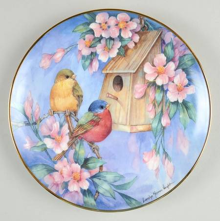 Carolyn Shores Wright Birds by Franklin Mint