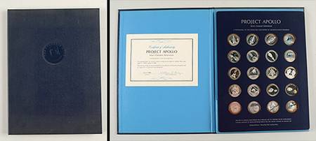 Project Apollo Medals by Franklin Mint