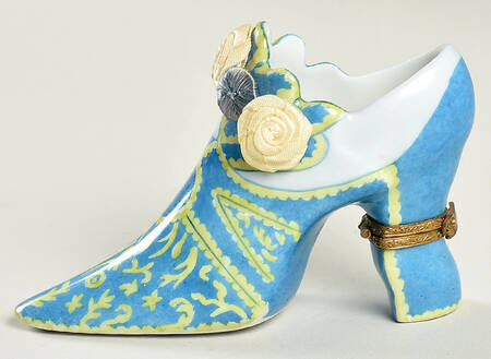 Shoe Limoges Boxes by Fiona Saunders