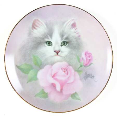 Petals & Purrs by Hamilton Collection