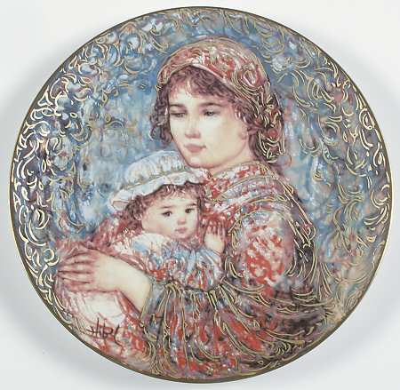 Mother's Day Plate Regal Gift by Hibel
