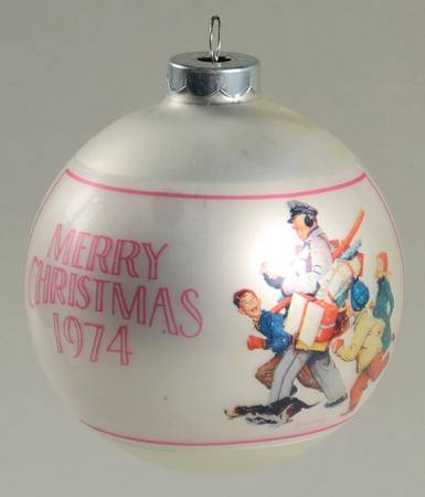Norman Rockwell Art by Hallmark Gold Crown