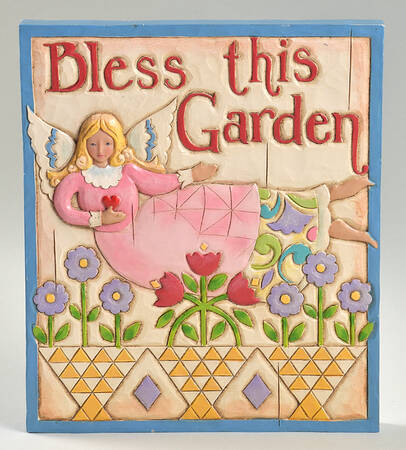 Garden Wall Plaques by Jim Shore