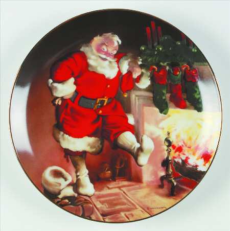 The Sundblom Santa by Edwin Knowles