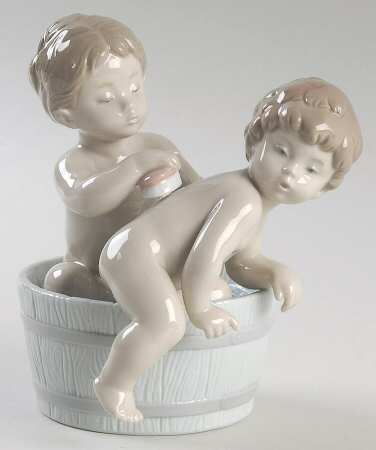 Children Bathing by Lladro