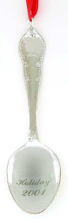 Plum Pudding Spoon-Ornament by Lunt Silver
