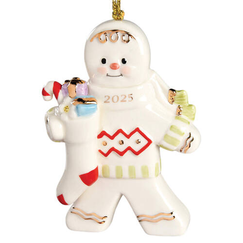 Annual Gingerbread Man Ornament by Lenox