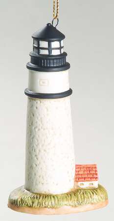 Porcelain Lighthouse Ornaments by Lefton
