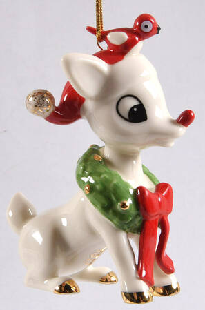 Whimsical Rudolph Ornaments by Lenox