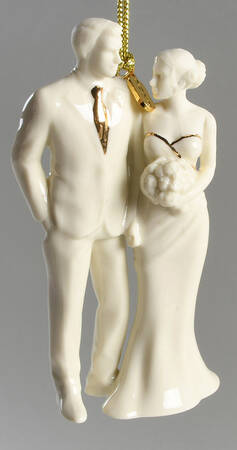 Bride And Groom Ornaments by Lenox