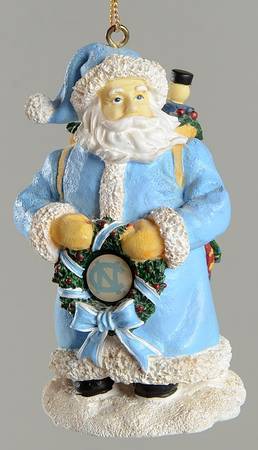 Collegiate Santa Ornament by Memory Company