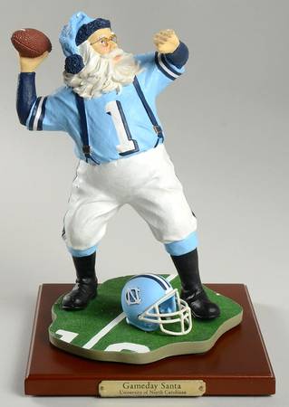 Collegiate Gameday Santa Figurine by Memory Company