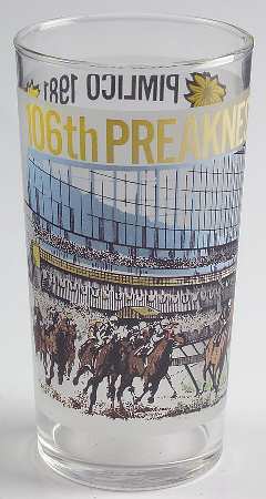 Preakness Glassware by Preakness