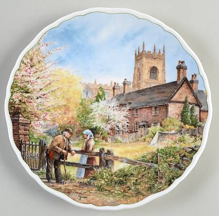 Village Life by Royal Doulton
