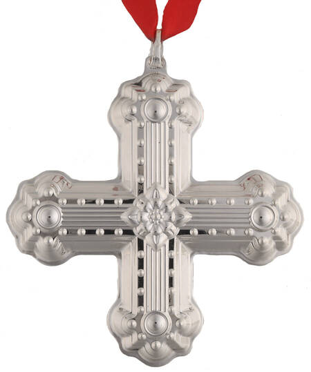 Christmas Cross-Sterling by Reed & Barton