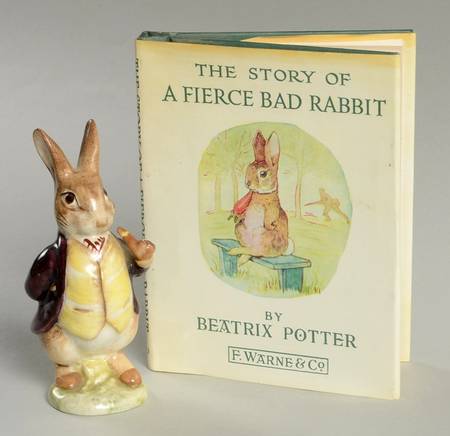 Beatrix Potter Book & Figurine Set by Royal Doulton