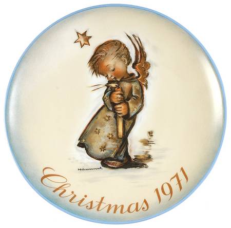 Hummel Christmas Plate by Schmid
