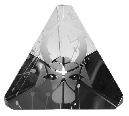 Zodiac Tetrahedron by Steuben