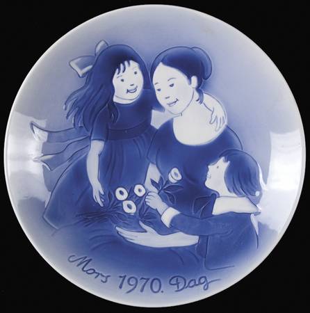 Mother's Day Plate by Svend Jensen