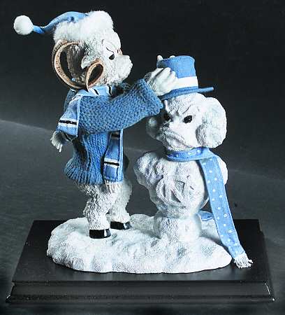 Snow Mascot Figurines by Slavic Treasures