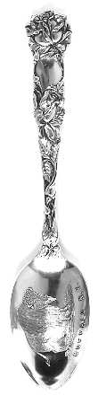 New York Souvenir Spoon by Unknown Mfg Silver