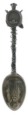 Washington State Souvenir Spoon by Unknown Mfg Silver