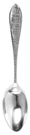 Indiana Souvenir Spoon by Unknown Mfg Silver
