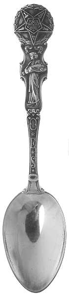 Various Sterling Souvenir Spoons by Unknown Mfg Silver