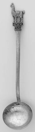 Peru Souvenir Spoons by Unknown Mfg Silver