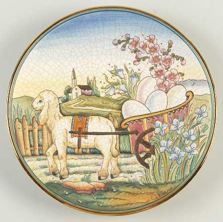 Easter Plate-Veneto Flair by Veneto Flair