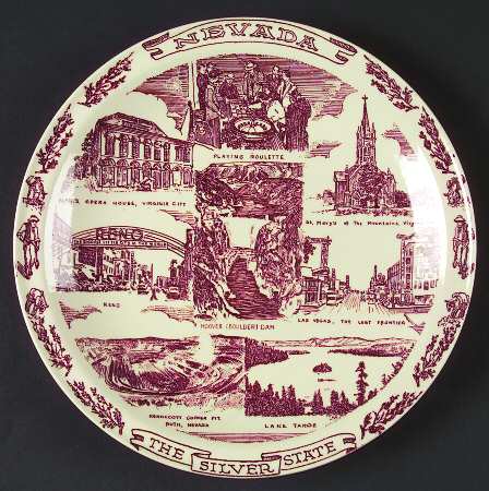 State Plate by Vernon Kilns