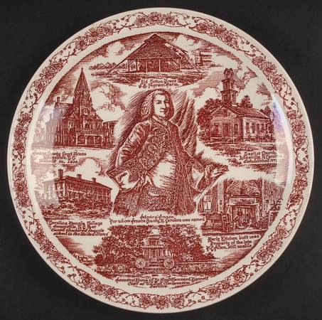 County Plates by Vernon Kilns