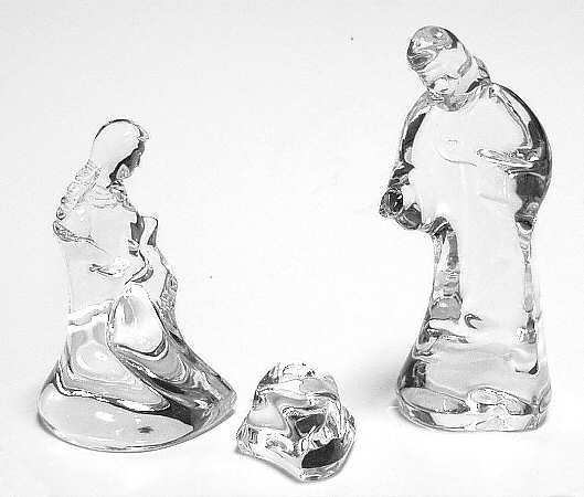 Contemporary Nativity by Waterford Crystal