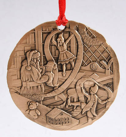 Annual Bronze Ornaments by Wendell August