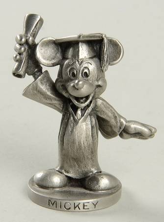 Disney Pewter Figurines by Walt Disney Productions