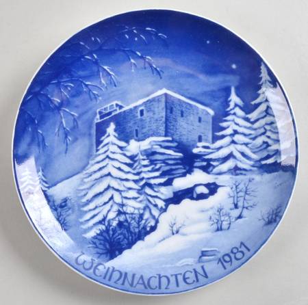 Christmas Plate by Winterling - Bavaria