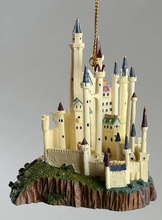 Enchanted Places-Castle Ornaments by Walt Disney Classics