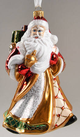 Holiday Heirloom Santa Ornaments by Waterford Crystal