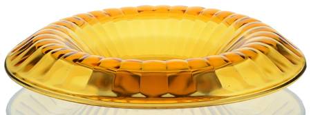Block Optic Amber by Anchor Hocking