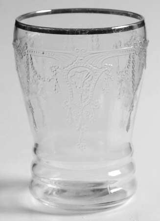 Cameo Clear (Platinum Trim) by Anchor Hocking