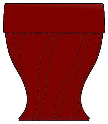 Swirl Royal Ruby by Anchor Hocking